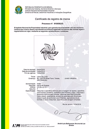 BRAZIL TRADEMARK RITELLO