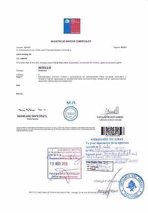 Ritello - Chile Trademark